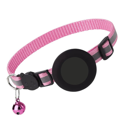 Apple AirTag Cat Collar Holder, Includes Bell