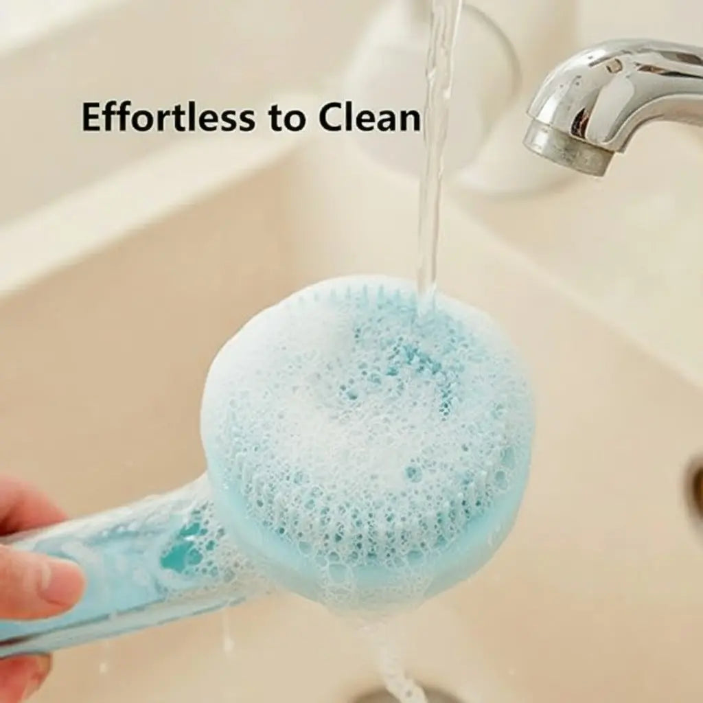 2026 Dual-Function Pet Bathing and Grooming Deshedding Brush with Integrated Soap Dispenser, 8In×3In×4In, Gentle Massage Tool for Dogs and Cats, Enhances Coat Care and Bathing Experience, Promotes Blood Circulation